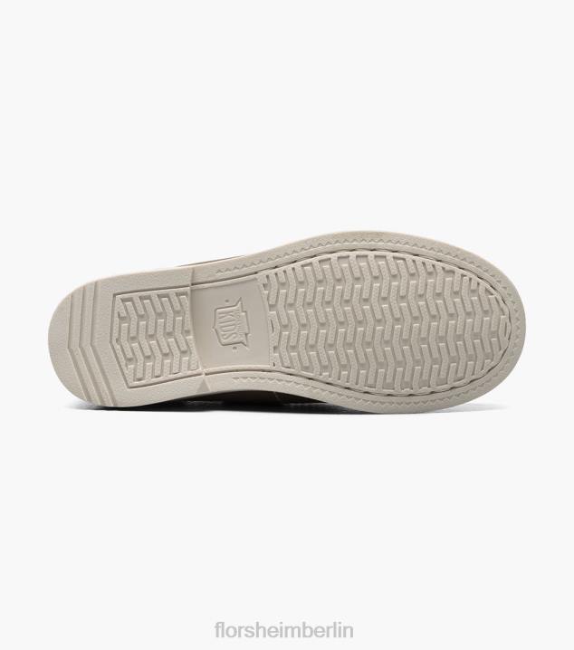D280422 braunes Ch Schuhwerk Kinder Florsheim Krocket jr. Moc-Toe-Bootsschuh