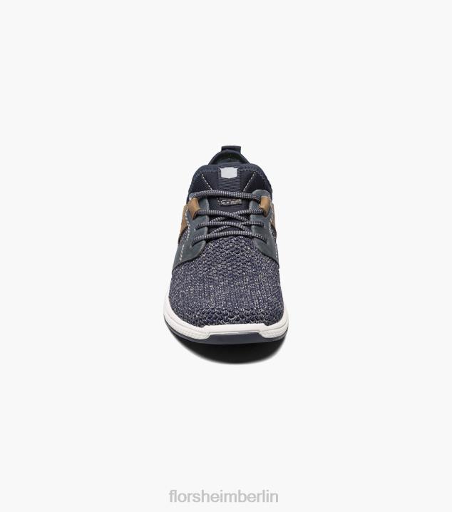 D280440 Marine Schuhwerk Kinder Florsheim Great Lakes Jr. Strick-Sneaker mit schlichter Zehenpartie