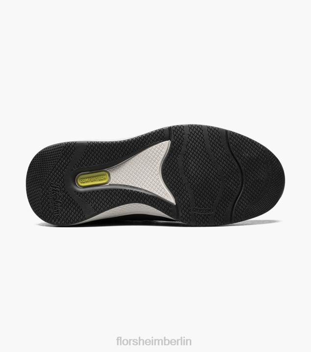 D280441 grau Schuhwerk Kinder Florsheim Great Lakes Jr. Strick-Sneaker mit schlichter Zehenpartie