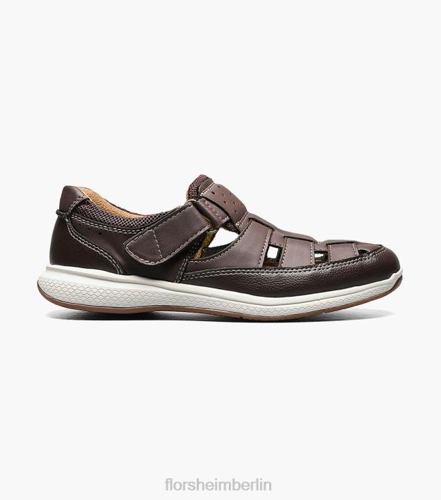 D280469 braunes Ch Schuhwerk Kinder Florsheim Great Lakes Jr. Fischersandale
