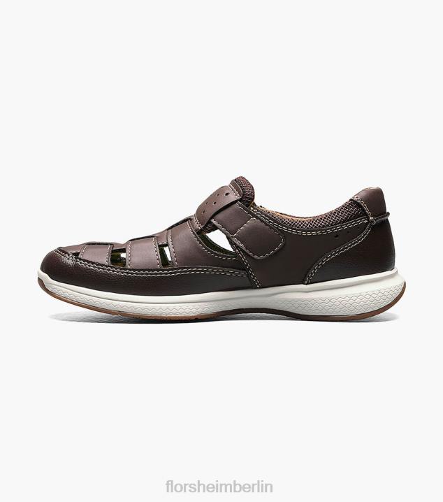D280469 braunes Ch Schuhwerk Kinder Florsheim Great Lakes Jr. Fischersandale