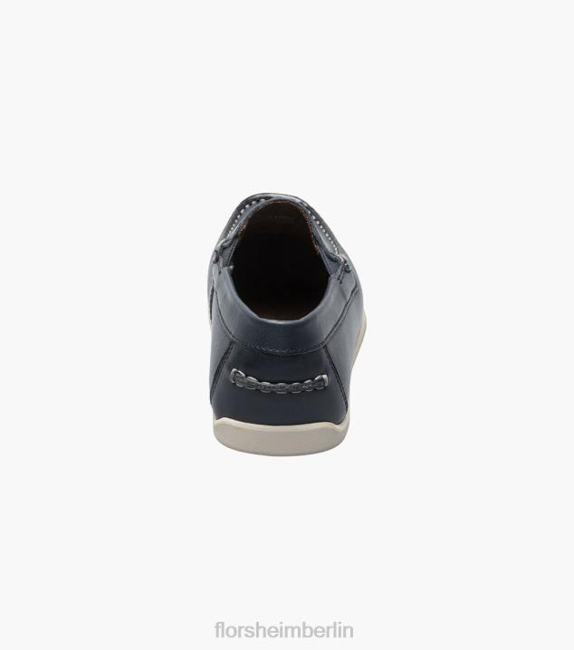 D280434 Marine Schuhwerk Kinder Florsheim Jasper jr. Venezianischer Loafer mit Moc-Toe