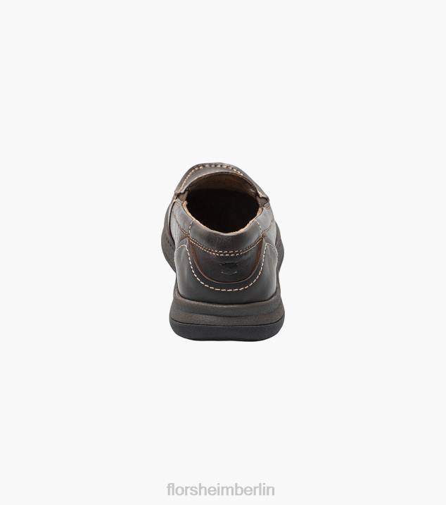 D280479 braunes Ch Schuhwerk Kinder Florsheim zentral jr. Venezianischer Loafer mit Moc-Toe
