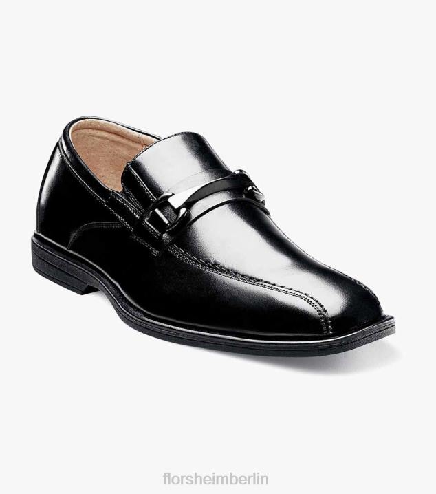D280486 Schwarz Schuhwerk Kinder Florsheim offenbaren jr. Fahrrad-Zehen-Slipper