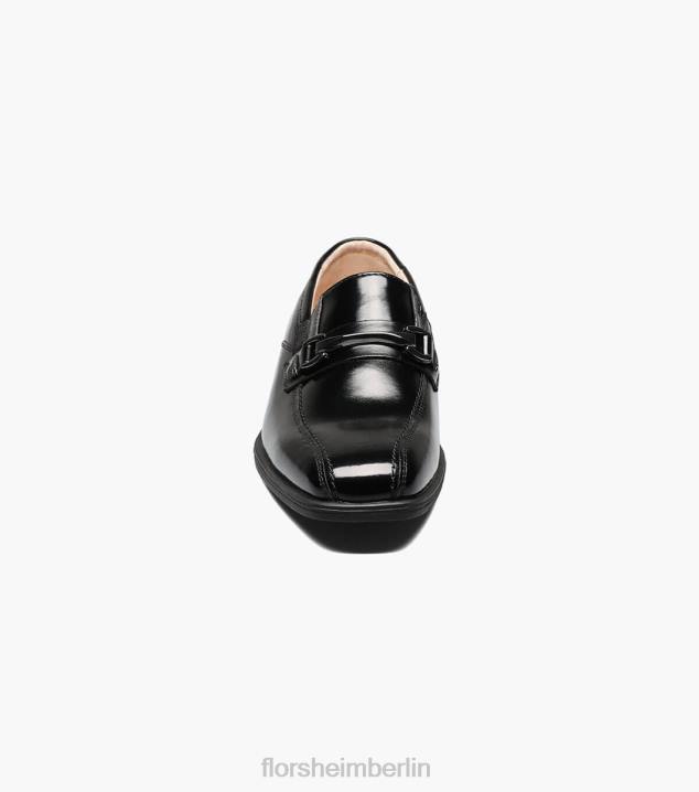 D280486 Schwarz Schuhwerk Kinder Florsheim offenbaren jr. Fahrrad-Zehen-Slipper
