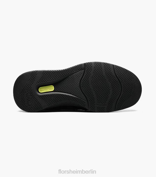D280443 Schwarz Schuhwerk Kinder Florsheim Great Lakes Jr. Flügelspitzen-Oxford