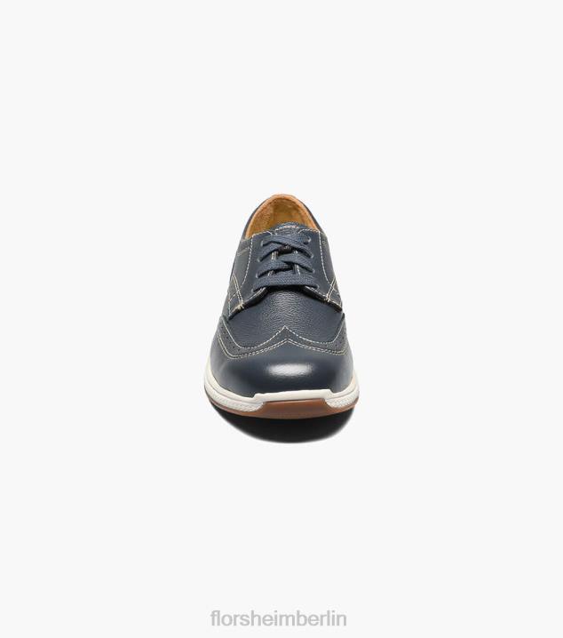 D280444 Marine Schuhwerk Kinder Florsheim Great Lakes Jr. Flügelspitzen-Oxford