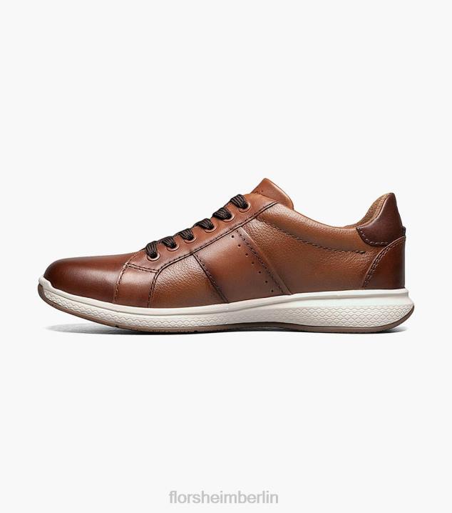 D280445 Cognac Schuhwerk Kinder Florsheim Great Lakes Jr. Spitze bis zur Spitze Oxford