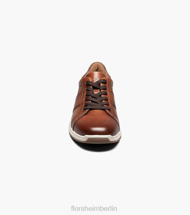 D280445 Cognac Schuhwerk Kinder Florsheim Great Lakes Jr. Spitze bis zur Spitze Oxford