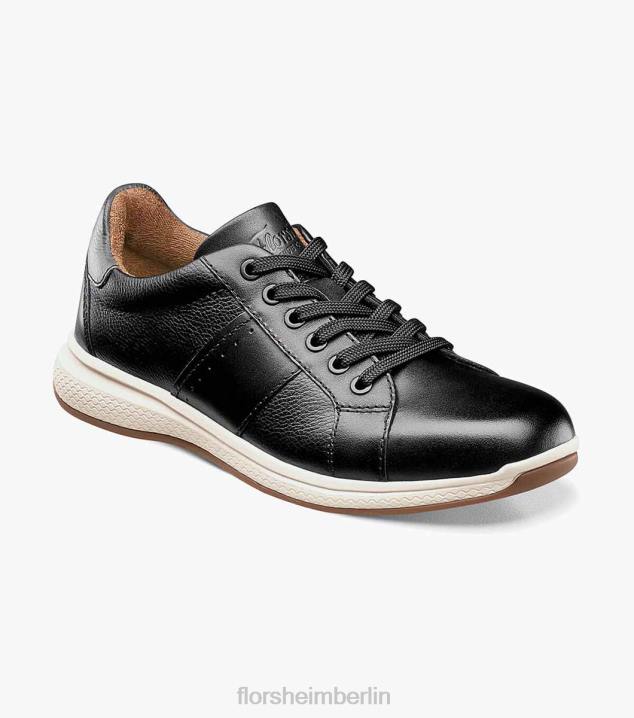D280446 Schwarz Schuhwerk Kinder Florsheim Great Lakes Jr. Spitze bis zur Spitze Oxford