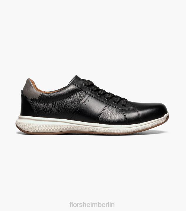 D280446 Schwarz Schuhwerk Kinder Florsheim Great Lakes Jr. Spitze bis zur Spitze Oxford