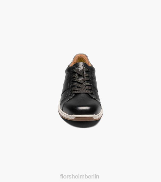 D280446 Schwarz Schuhwerk Kinder Florsheim Great Lakes Jr. Spitze bis zur Spitze Oxford
