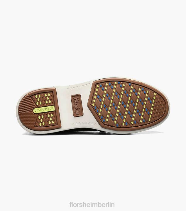 D280452 Cognac Schuhwerk Kinder Florsheim supacush jr. Oxford mit schlichter Zehenpartie