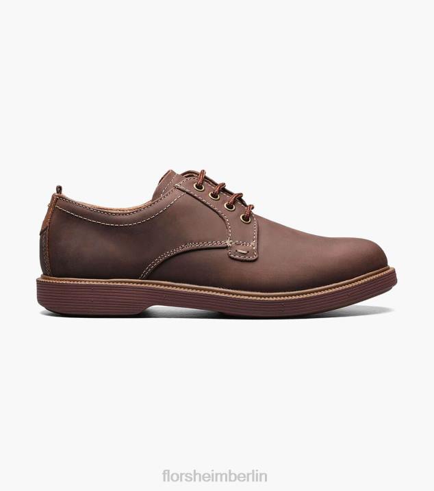 D280453 braunes Ch Schuhwerk Kinder Florsheim supacush jr. Oxford mit schlichter Zehenpartie