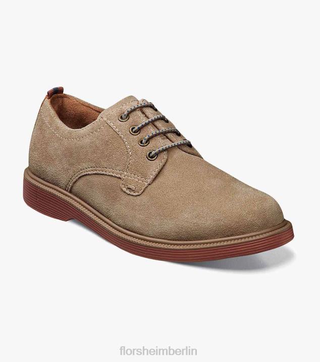 D280455 Sand Schuhwerk Kinder Florsheim supacush jr. Oxford mit schlichter Zehenpartie