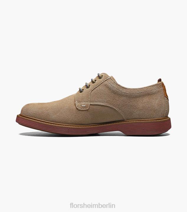 D280455 Sand Schuhwerk Kinder Florsheim supacush jr. Oxford mit schlichter Zehenpartie