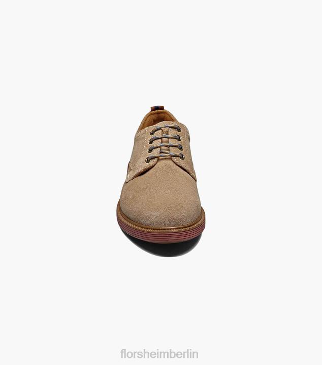 D280455 Sand Schuhwerk Kinder Florsheim supacush jr. Oxford mit schlichter Zehenpartie