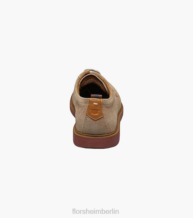 D280455 Sand Schuhwerk Kinder Florsheim supacush jr. Oxford mit schlichter Zehenpartie