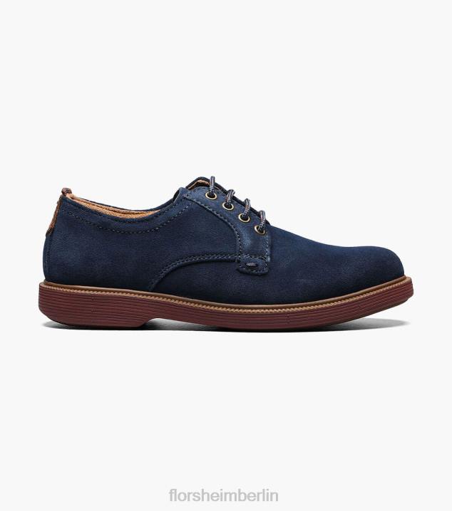 D280459 Marine Schuhwerk Kinder Florsheim supacush jr. Oxford mit schlichter Zehenpartie