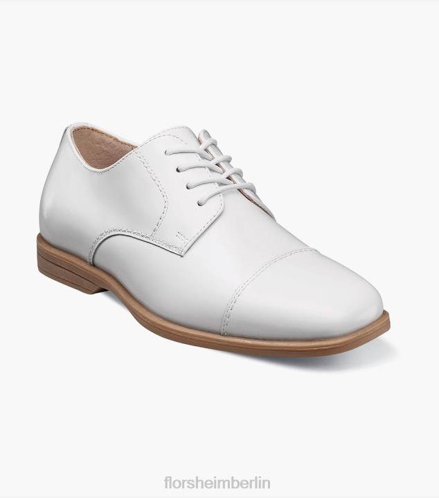 D280472 Weiss Schuhwerk Kinder Florsheim offenbaren jr. Cap Toe Oxford