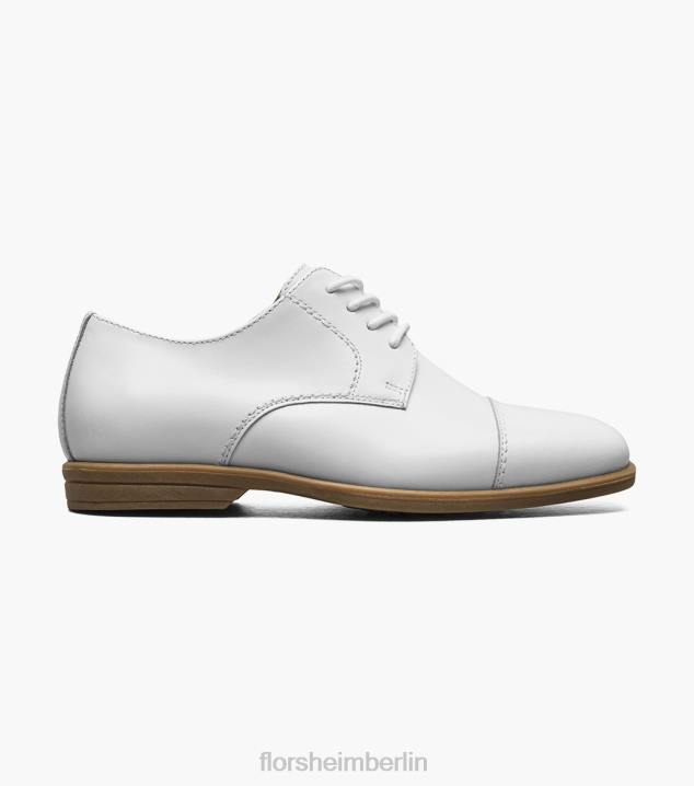 D280472 Weiss Schuhwerk Kinder Florsheim offenbaren jr. Cap Toe Oxford