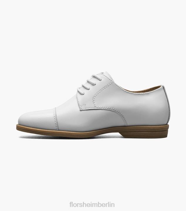 D280472 Weiss Schuhwerk Kinder Florsheim offenbaren jr. Cap Toe Oxford