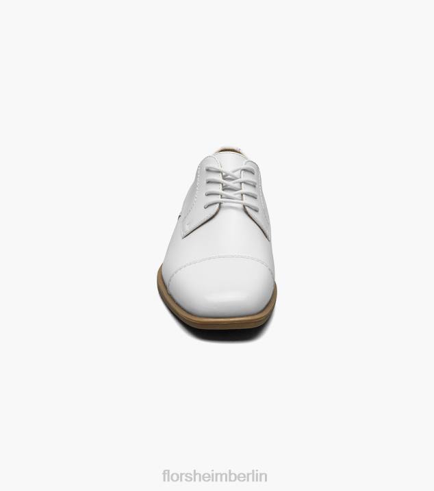 D280472 Weiss Schuhwerk Kinder Florsheim offenbaren jr. Cap Toe Oxford