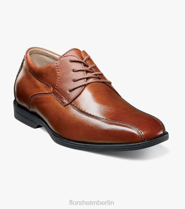 D280489 Cognac Schuhwerk Kinder Florsheim offenbaren jr. Fahrradkappe Oxford