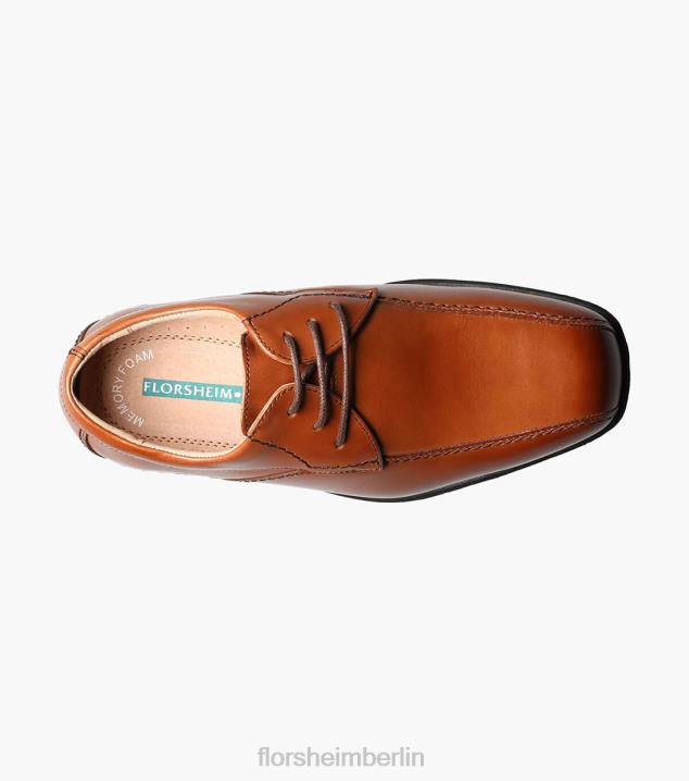 D280489 Cognac Schuhwerk Kinder Florsheim offenbaren jr. Fahrradkappe Oxford