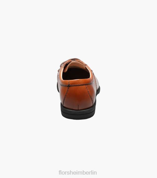 D280489 Cognac Schuhwerk Kinder Florsheim offenbaren jr. Fahrradkappe Oxford