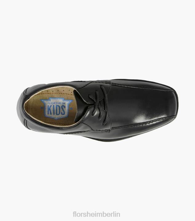 D280490 Schwarz Schuhwerk Kinder Florsheim offenbaren jr. Fahrradkappe Oxford