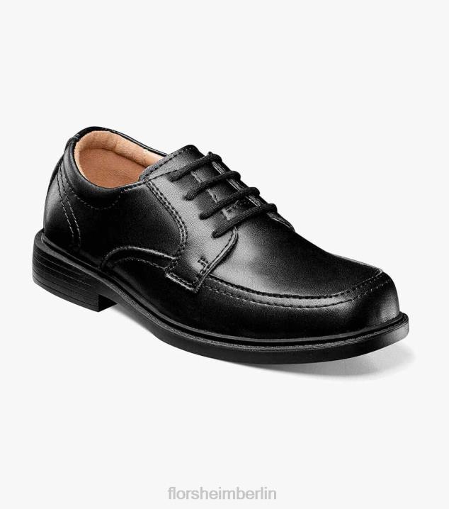 D280493 Schwarz Schuhwerk Kinder Florsheim Billings jr. II Moc Toe Oxford