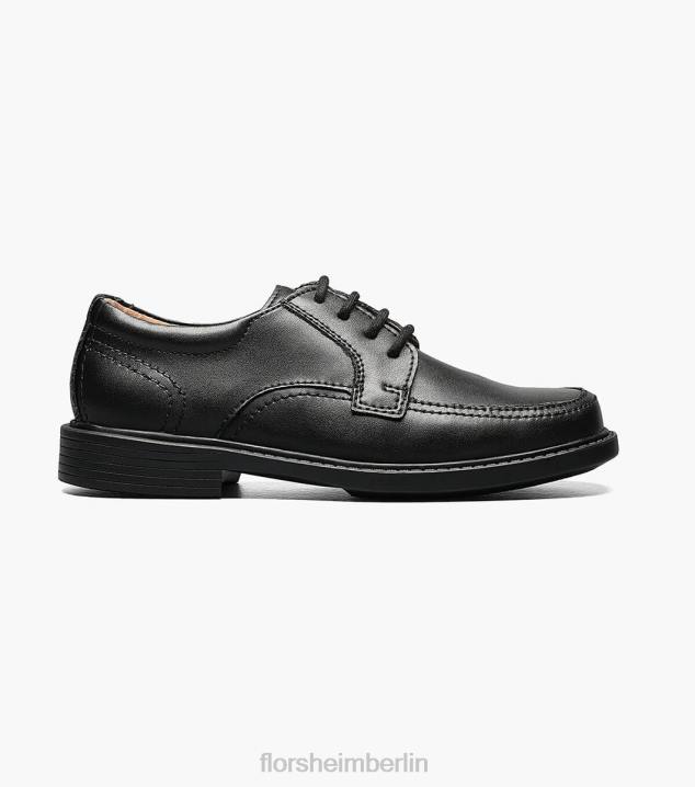 D280493 Schwarz Schuhwerk Kinder Florsheim Billings jr. II Moc Toe Oxford