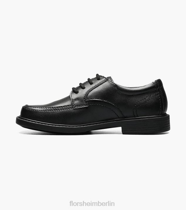 D280493 Schwarz Schuhwerk Kinder Florsheim Billings jr. II Moc Toe Oxford
