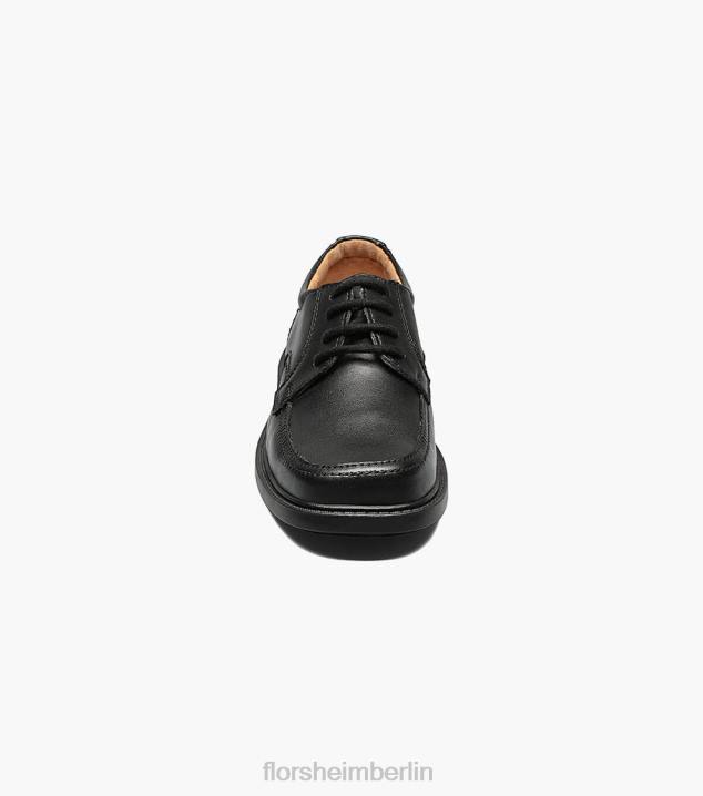 D280493 Schwarz Schuhwerk Kinder Florsheim Billings jr. II Moc Toe Oxford