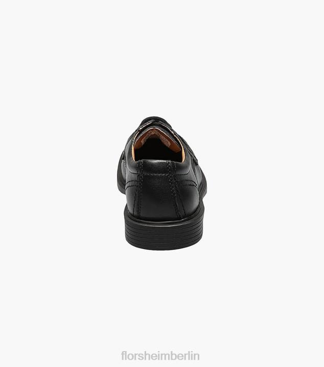 D280493 Schwarz Schuhwerk Kinder Florsheim Billings jr. II Moc Toe Oxford