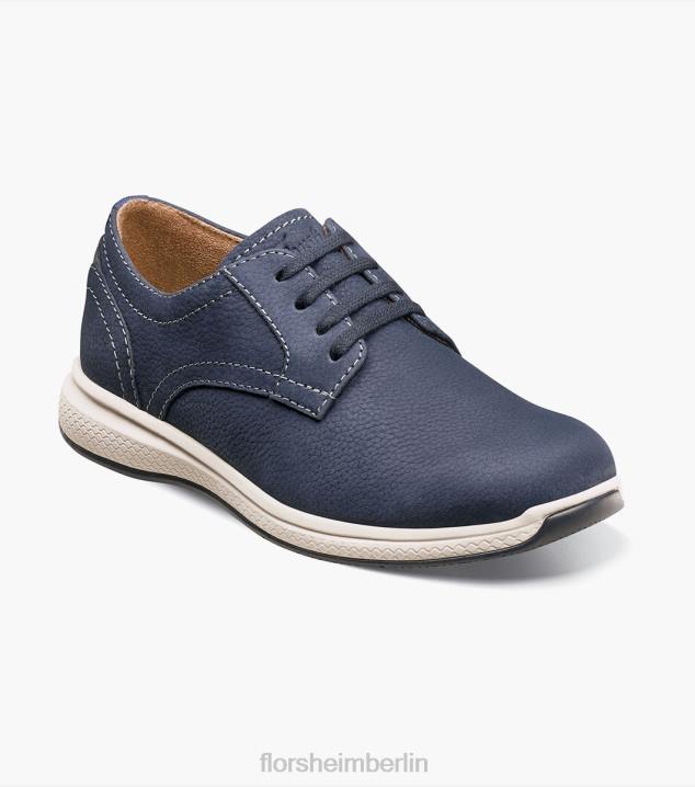 D280501 Marine Schuhwerk Kinder Florsheim Great Lakes Jr. Oxford mit schlichter Zehenpartie