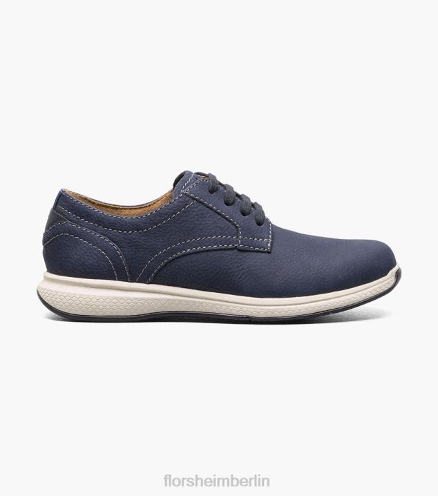 D280501 Marine Schuhwerk Kinder Florsheim Great Lakes Jr. Oxford mit schlichter Zehenpartie