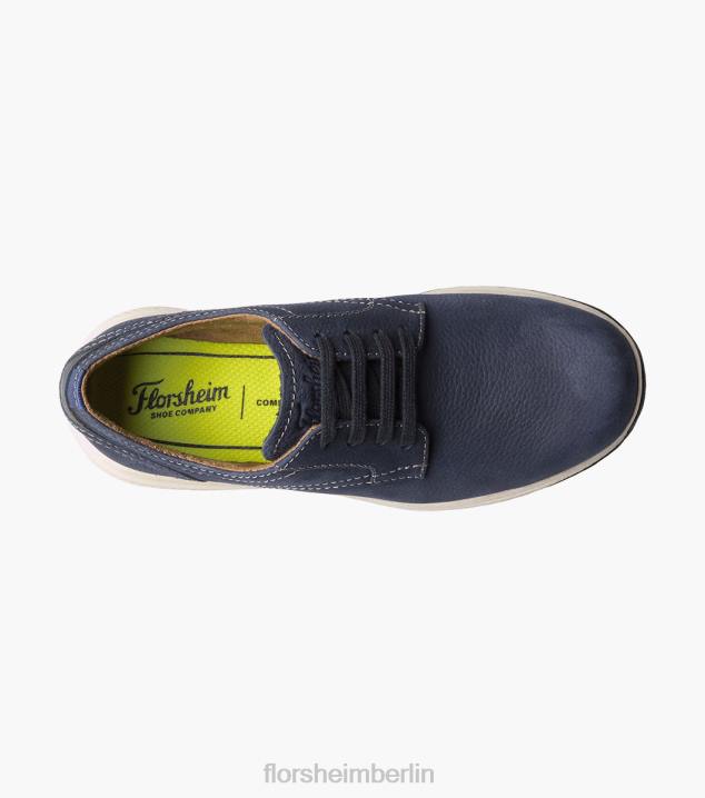D280501 Marine Schuhwerk Kinder Florsheim Great Lakes Jr. Oxford mit schlichter Zehenpartie