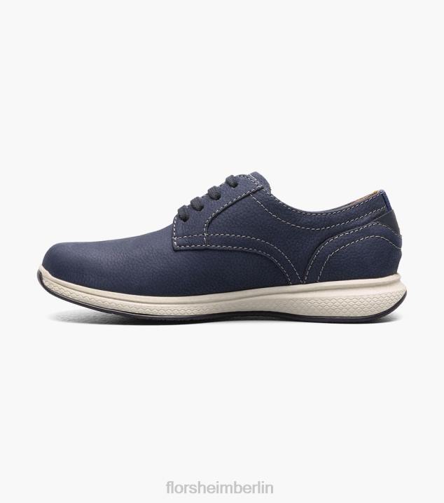 D280501 Marine Schuhwerk Kinder Florsheim Great Lakes Jr. Oxford mit schlichter Zehenpartie