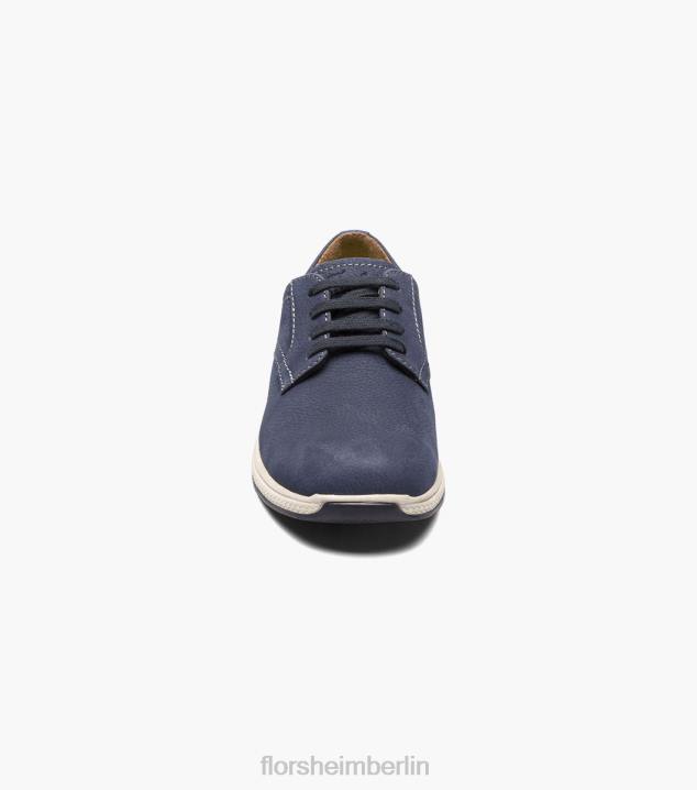 D280501 Marine Schuhwerk Kinder Florsheim Great Lakes Jr. Oxford mit schlichter Zehenpartie