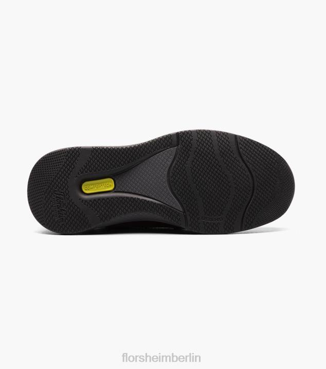 D280503 Schwarz Schuhwerk Kinder Florsheim Great Lakes Jr. Oxford mit schlichter Zehenpartie