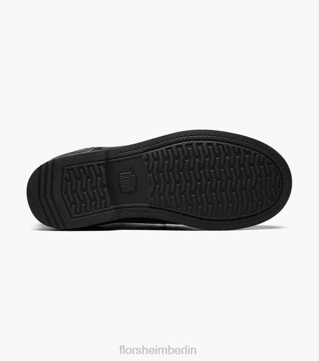 D280505 Schwarz Schuhwerk Kinder Florsheim Midtown Jr. Oxford mit schlichter Zehenpartie