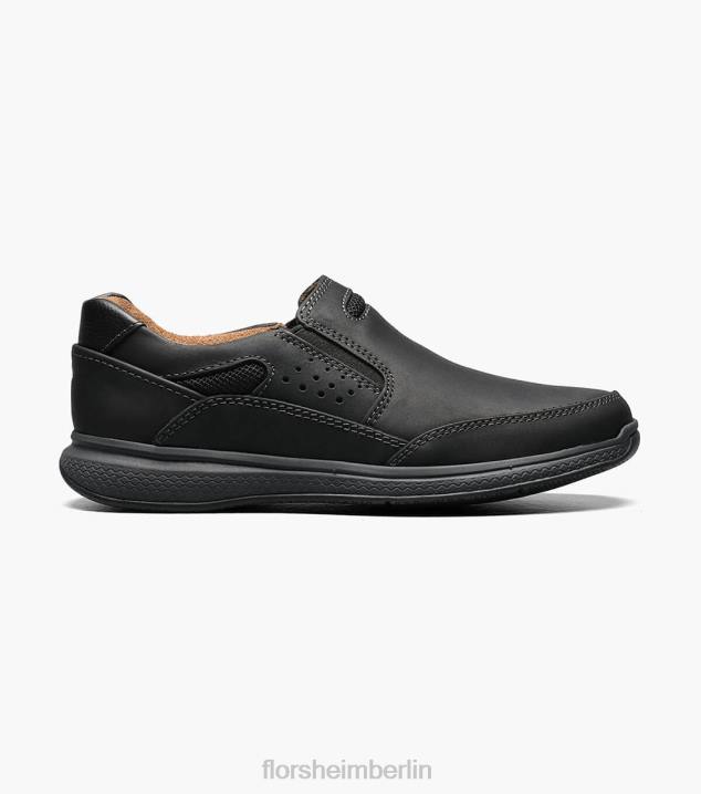 D280447 schwarzes Ch Schuhwerk Kinder Florsheim Great Lakes Jr. Sport-Slip-on