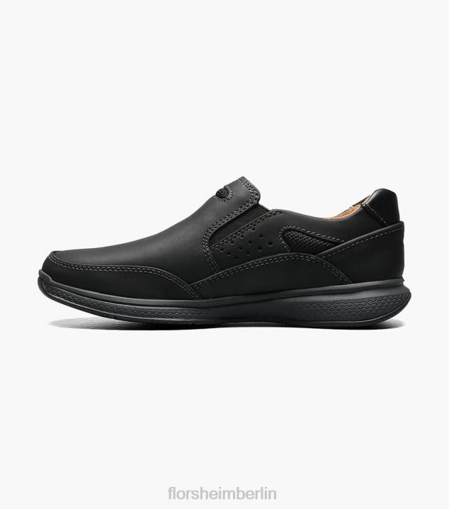 D280447 schwarzes Ch Schuhwerk Kinder Florsheim Great Lakes Jr. Sport-Slip-on