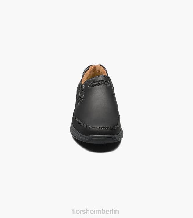 D280447 schwarzes Ch Schuhwerk Kinder Florsheim Great Lakes Jr. Sport-Slip-on
