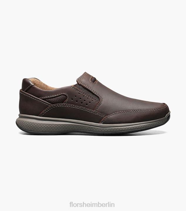 D280448 braunes Ch Schuhwerk Kinder Florsheim Great Lakes Jr. Sport-Slip-on
