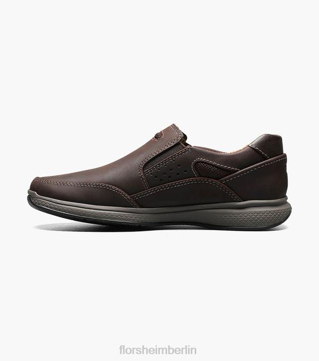 D280448 braunes Ch Schuhwerk Kinder Florsheim Great Lakes Jr. Sport-Slip-on