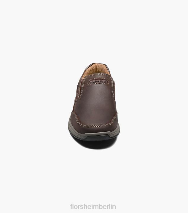 D280448 braunes Ch Schuhwerk Kinder Florsheim Great Lakes Jr. Sport-Slip-on
