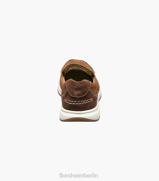 D280465 Stein Schuhwerk Kinder Florsheim Great Lakes Jr. Moc-Toe zum Hineinschlüpfen